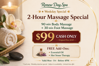 2-Hour Special cash only